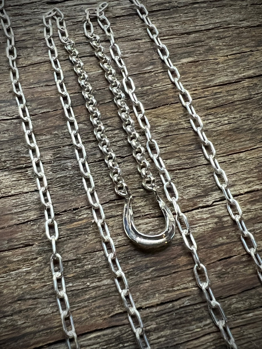 YUSUKE KOSAKA WORKS "BRILLIANCE" SILVER 70cm NECKLACE