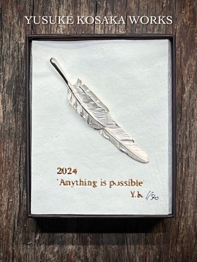 YUSUKE KOSAKA WORKS "ANYTHING IS POSSIBLE" SILVER FEATHER