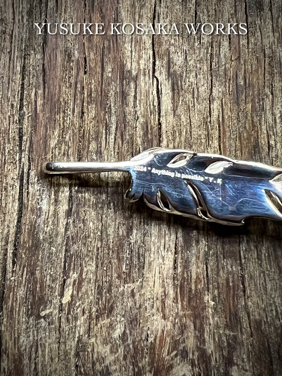 YUSUKE KOSAKA WORKS "ANYTHING IS POSSIBLE" SILVER FEATHER