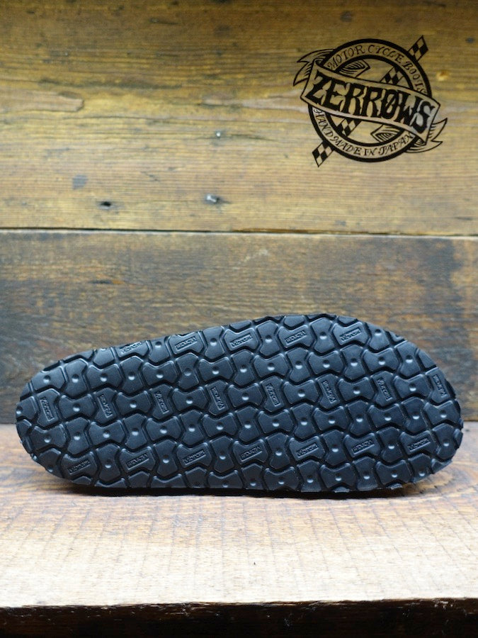 WM-1 Double Monk Sandals - Black Teacore HORWEEN CHROMEXCEL Leather