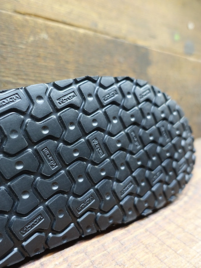 WM-1 Double Monk Sandals - Black Teacore HORWEEN CHROMEXCEL Leather