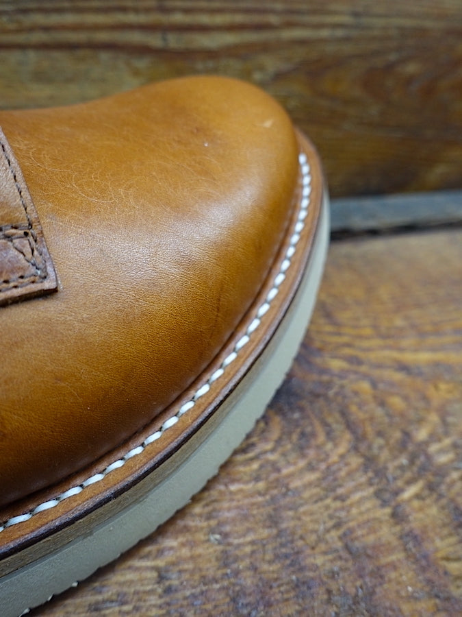 ZERROWS - BONEAKERS LINE - SW6 Boots - Brown OILED SCRATCH Leather - 6 inch Height