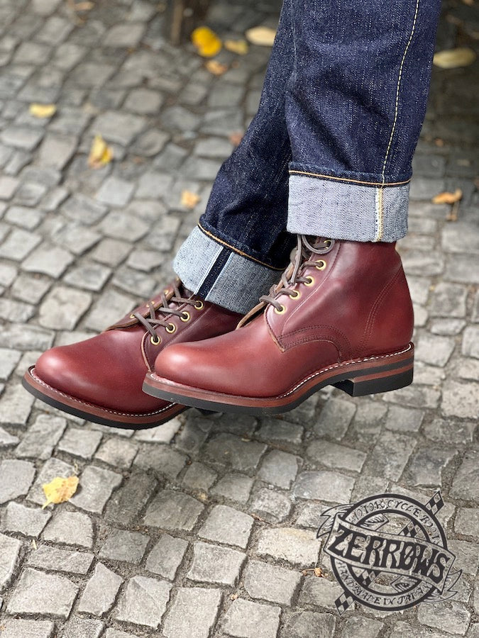 ZERROWS - BONEAKERS LINE - SW6 Boots - Timber HORWEEN CHROMEXCEL Leather - 6 inch Height