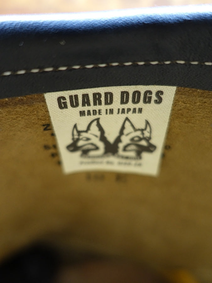 ZERROWS - " GUARD DOGS " G100-ER - Stell Toe Engineer Boots - Black Premium HORSEBUTT Leather - 9 inch Height