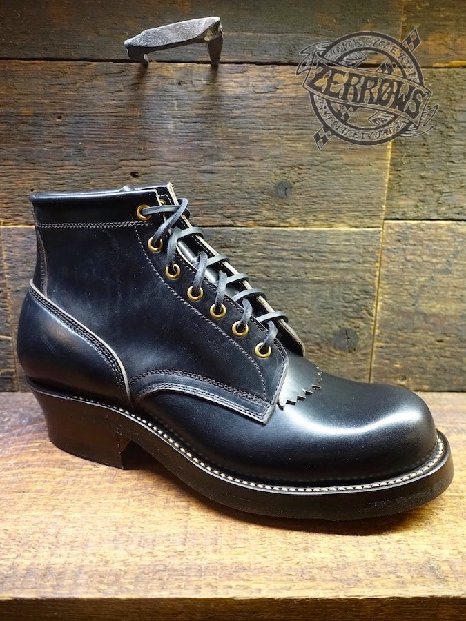 ZERROWS - CUSTOM - STANDARD Boots - Black HORWEEN CHROMEXCEL Leather - 5 inch Height