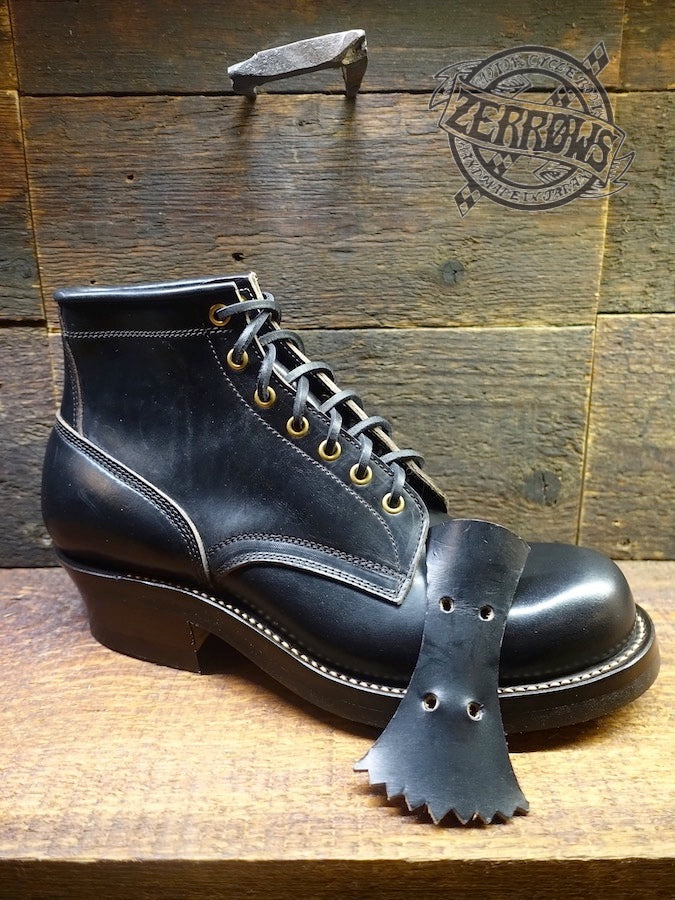 ZERROWS - CUSTOM - STANDARD Boots - Black HORWEEN CHROMEXCEL Leather - 5 inch Height
