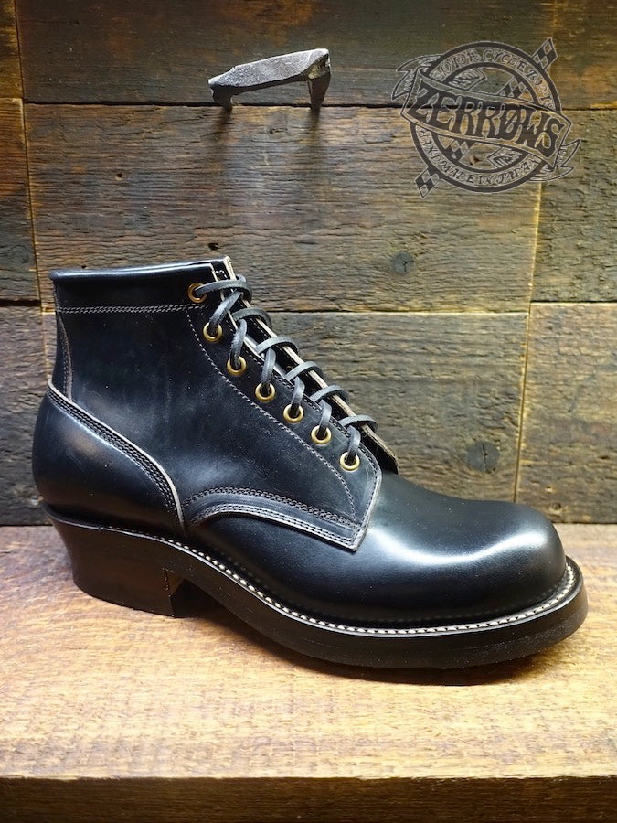 ZERROWS - CUSTOM - STANDARD Boots - Black HORWEEN CHROMEXCEL Leather - 5 inch Height