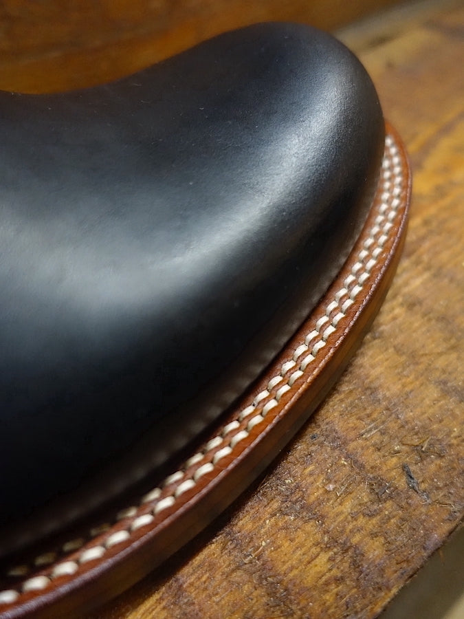 ZERROWS - CUSTOM - TYPE ONE Engineer Boots - Black Premium HORSEBUTT Leather - 10 inch Height