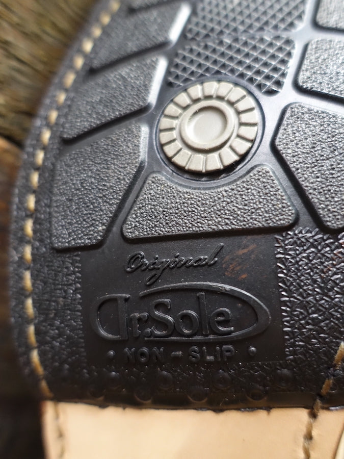 ZERROWS x DR.SOLE originals * Limited Model * BONEAKERS LINE - SW4 Boots - Black HORWEEN CHROMEXCEL Leather - 4 inch Height