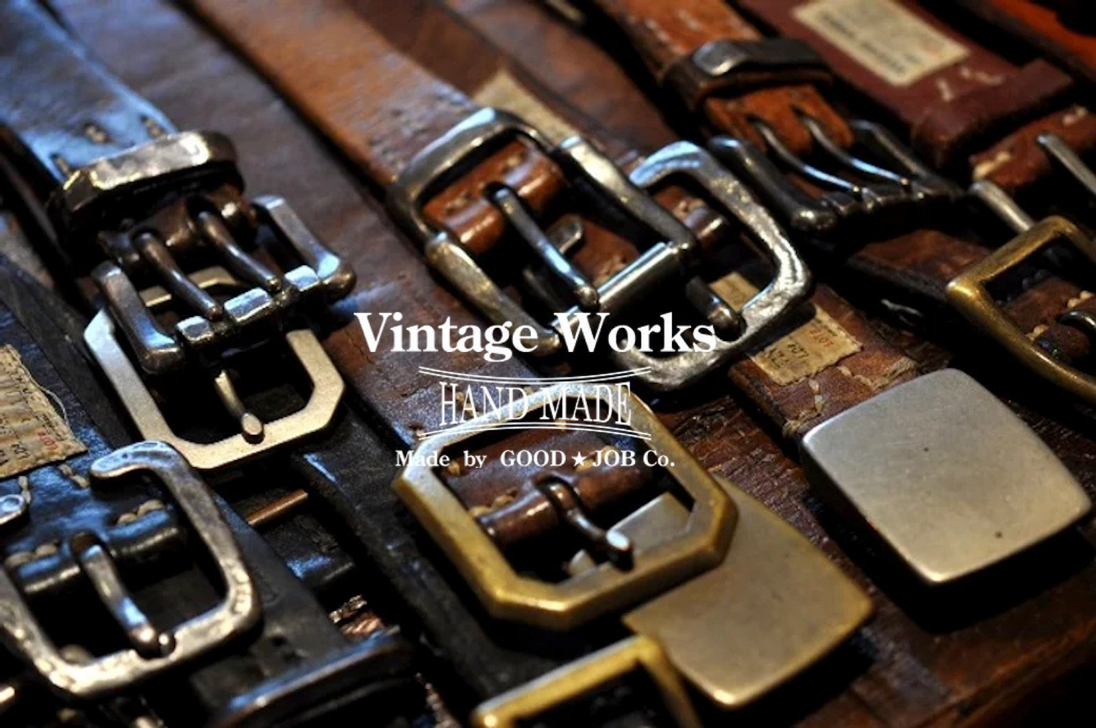 Handmade leather belts from Tokyo