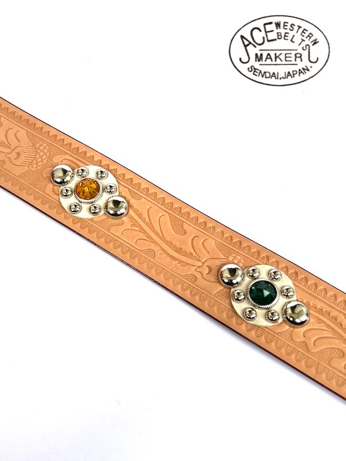 Ace Western Belts 50’s Western Belts ACE Western Belt, Black – Thurston Bros Rough Wear LLC