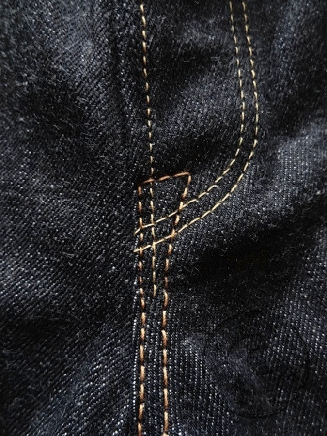 HARD BIRD - 14.5oz Selvedge Denim - U.S. Texas Cotton - Tapered Cut - Produced by *The Flat Head*