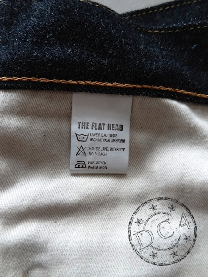 HARD BIRD - 14.5oz Selvedge Denim - U.S. Texas Cotton - Tapered Cut - Produced by *The Flat Head*