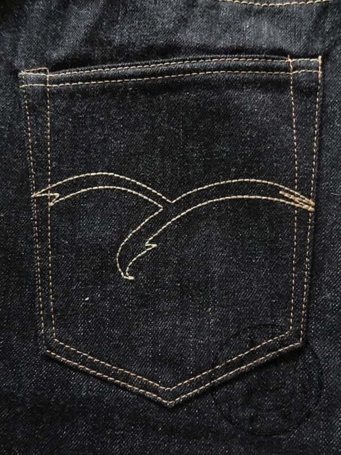 HARD BIRD - 14.5oz Selvedge Denim - U.S. Texas Cotton - Tapered Cut - Produced by *The Flat Head*