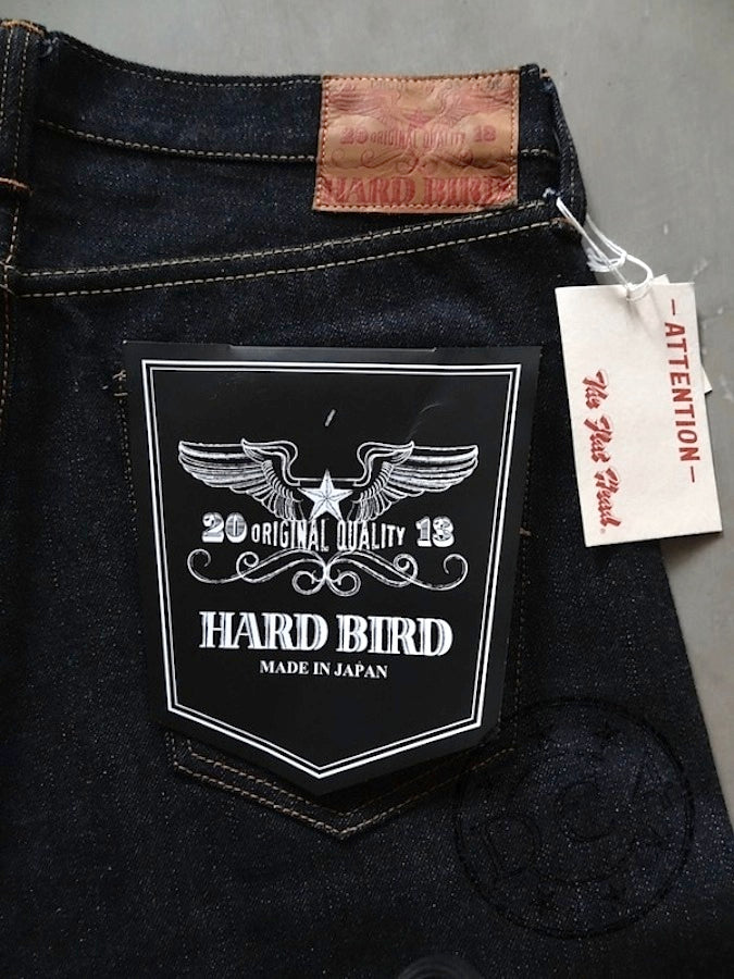 HARD BIRD - 14.5oz Selvedge Denim - U.S. Texas Cotton - Tapered Cut - Produced by *The Flat Head*