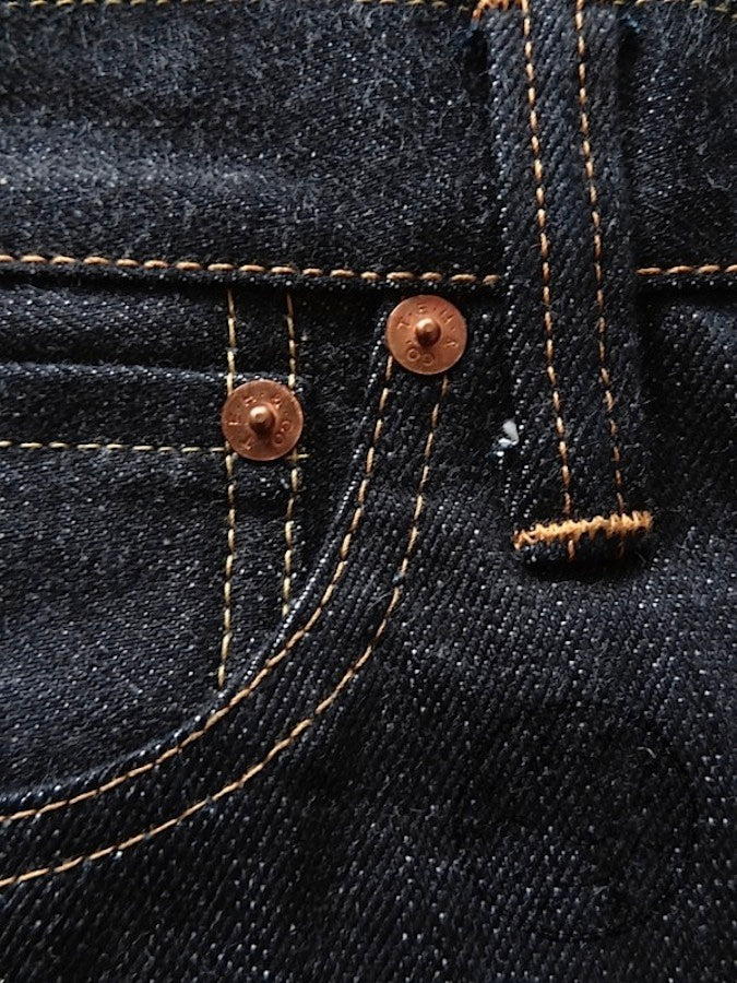 HARD BIRD - 14.5oz Selvedge Denim - U.S. Texas Cotton - Tapered Cut - Produced by *The Flat Head*