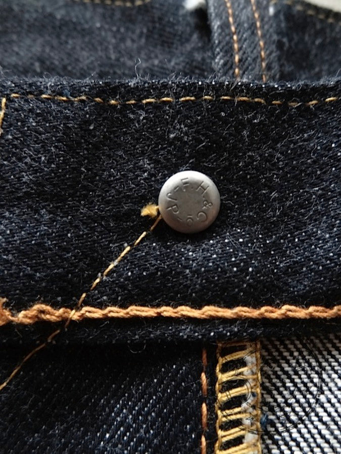 HARD BIRD - 14.5oz Selvedge Denim - U.S. Texas Cotton - Tapered Cut - Produced by *The Flat Head*