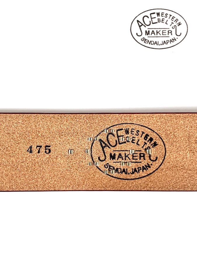 ★ Style No.180H with 50's Jewels ★ Handmade Vintage Cowboy Belt - Russet