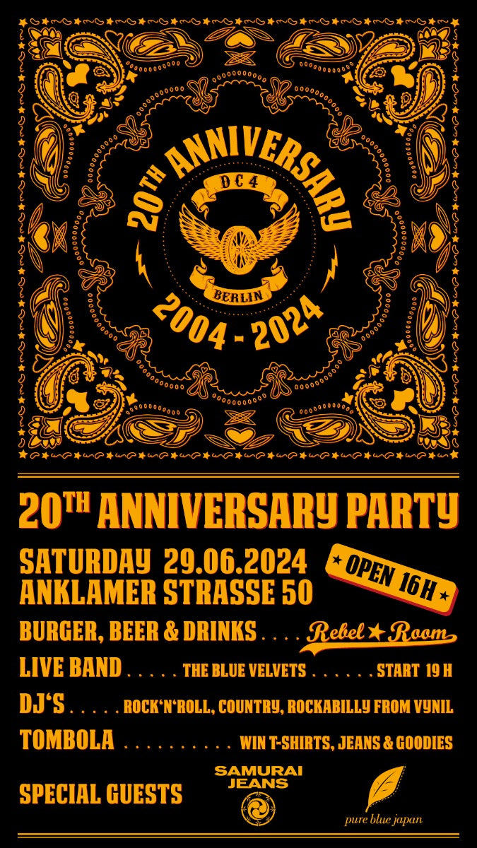 DC4   *** 20th Anniversary ***   T-Shirt