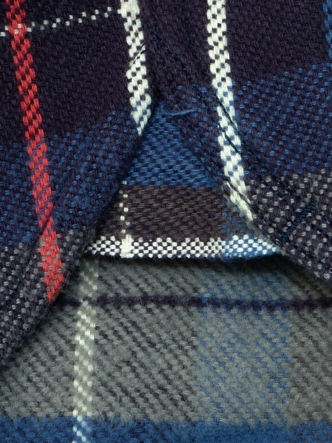 14.5oz Heavy Flannel Shirt - 502653 - Blue