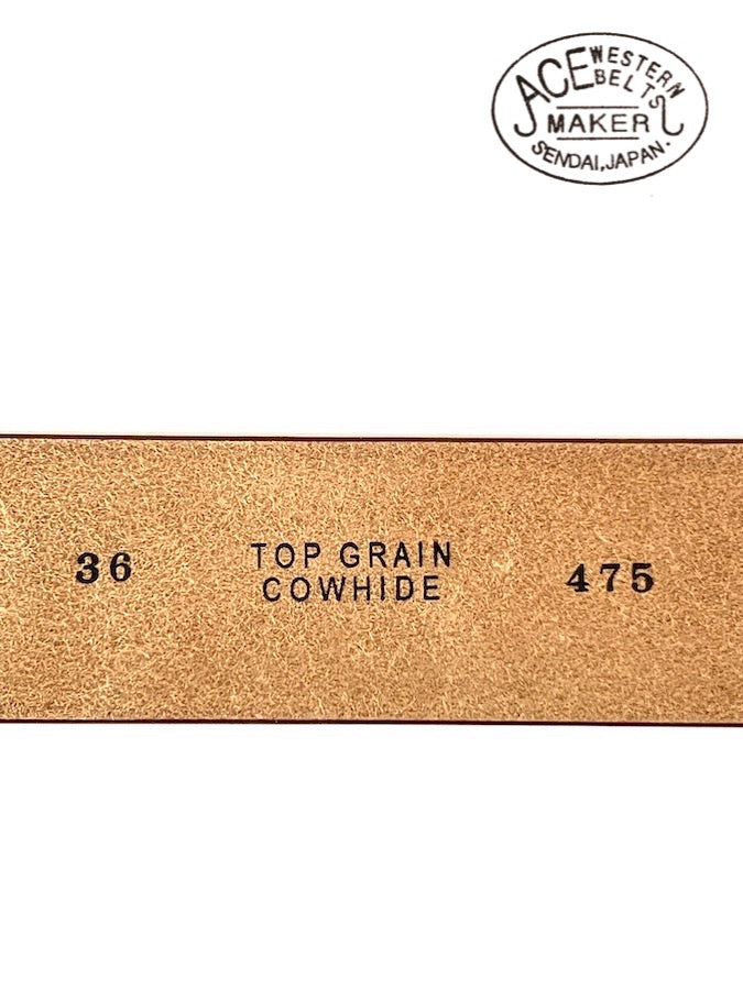 ★ Style No.900B ★ Handmade Vintage Reproduction Cowboy Belt - Russet