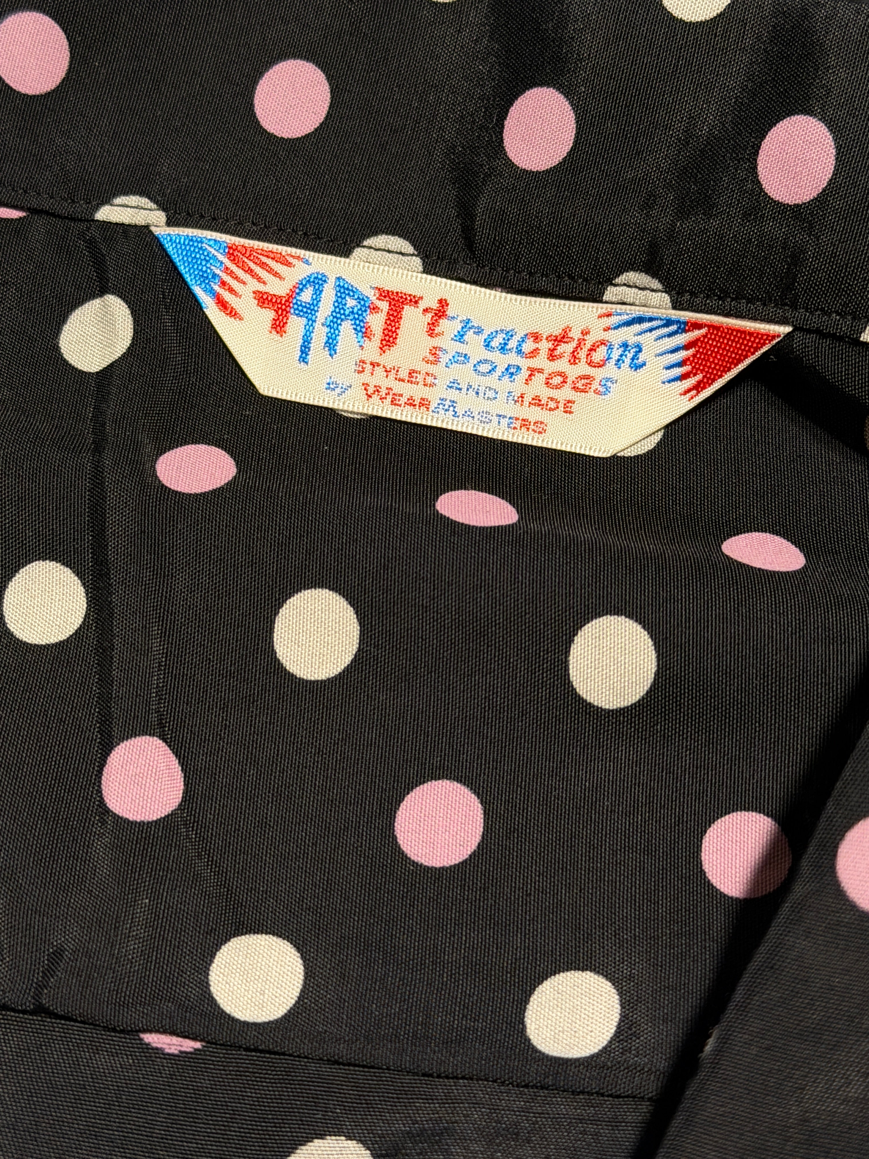 WEARMASTERS - Lot.914 Dual-Dots Rayon Shirt - Black