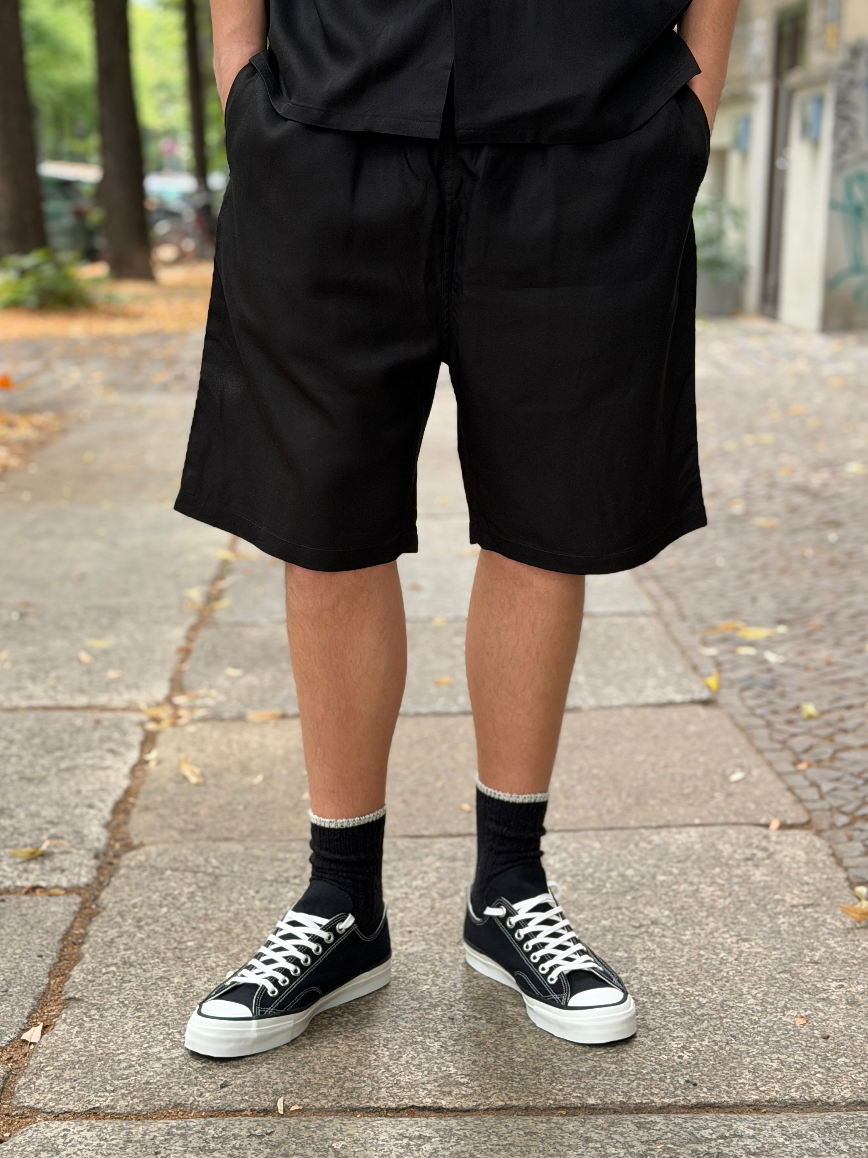 WEARMASTERS - Lot.924 Rayon Shorts -Black