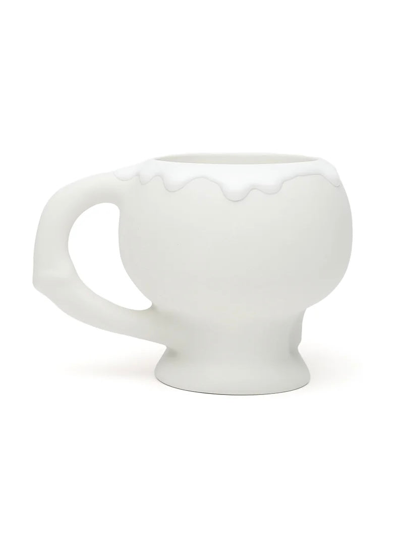Attractions x 波佐見焼 - SKULL MUG - White