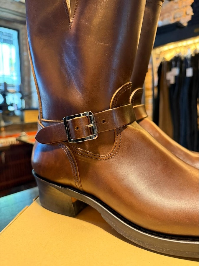 Lot.444 - Engineer Boots - HORSEBUTT - Brown
