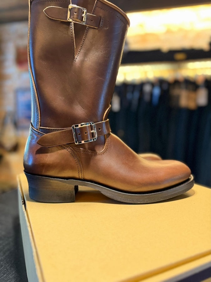 Lot.444 - Engineer Boots - HORSEBUTT - Brown