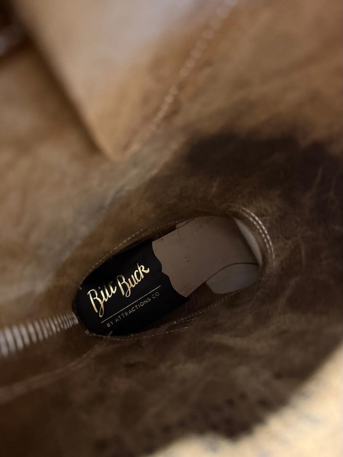 Lot.444 - Engineer Boots - HORSEBUTT - Brown