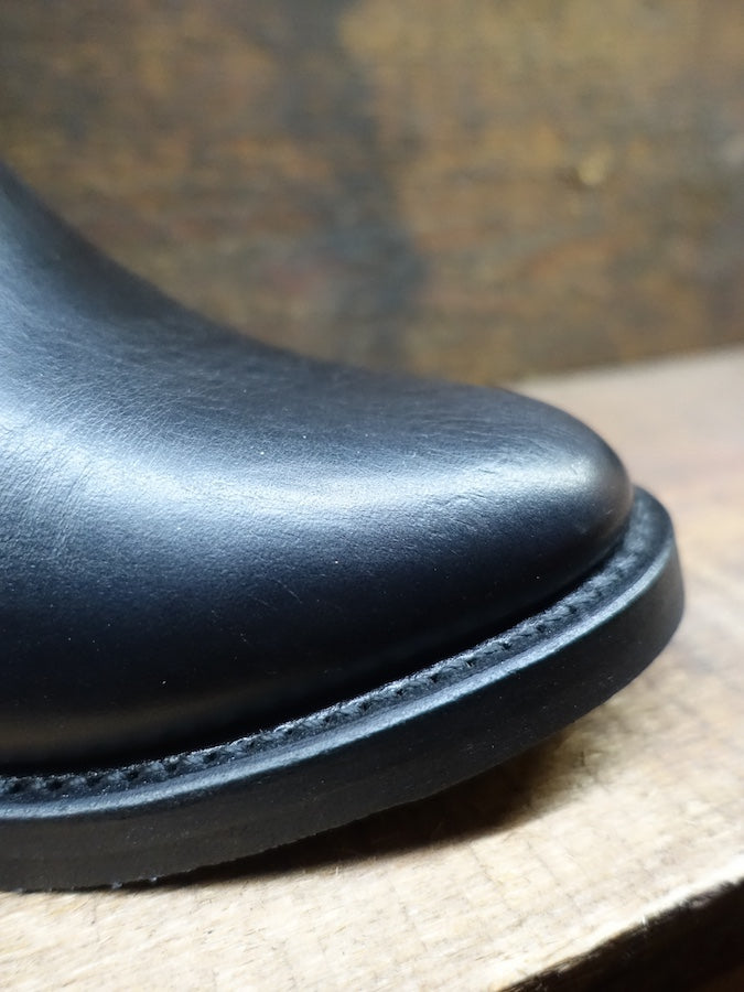DC4 x KEYSTONE Special Collaboration - Horsebutt Engineer Boots -Brass Buckles