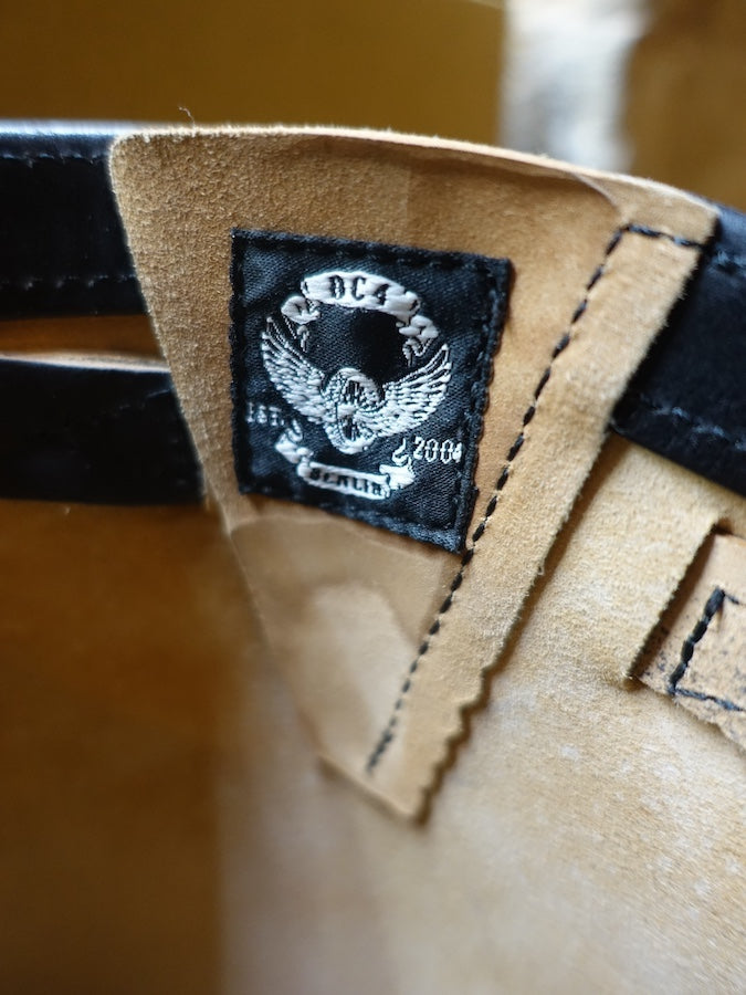 DC4 x KEYSTONE Special Collaboration - Horsebutt Engineer Boots -Brass Buckles