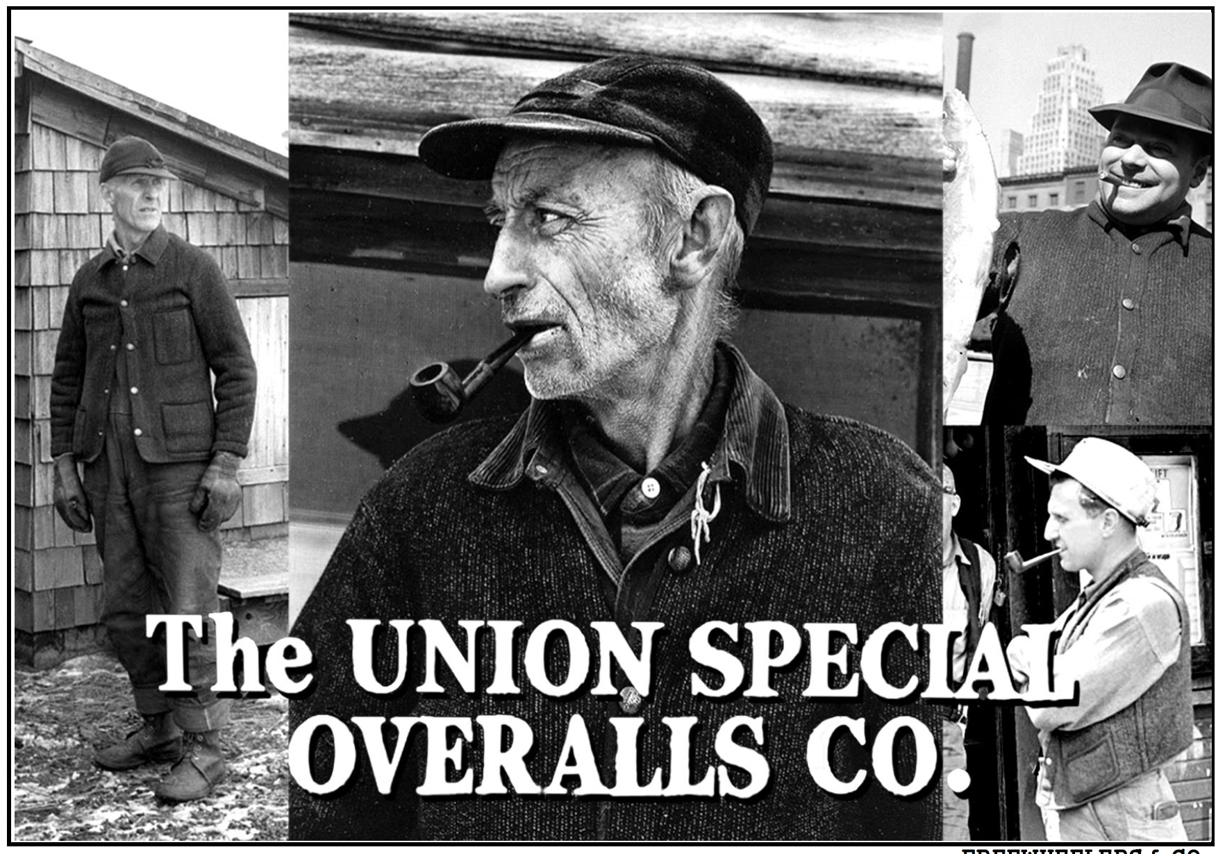 "LONGSHOREMAN" WINTER WORKER VEST - 1920 ~ 1930s STYLE WORK VEST - UNION SPECIAL OVERALLS