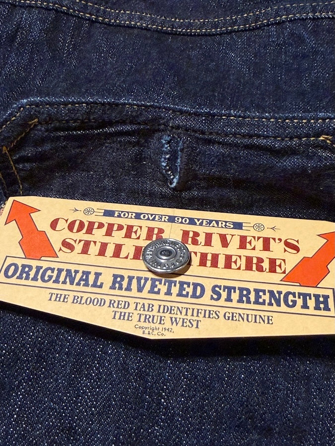 "Lot S506 XX 1941" - Second half of 1941 earliest WW2 Jacket - Original 14oz Indigo Denim
