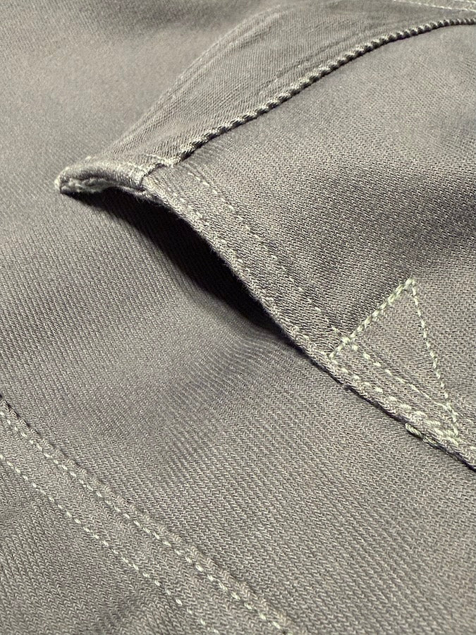 "Gemsa" WORK SHIRT - UNION SPECIAL OVERALLS - 1930s STYLE WORK SHIRT - Steel Gray