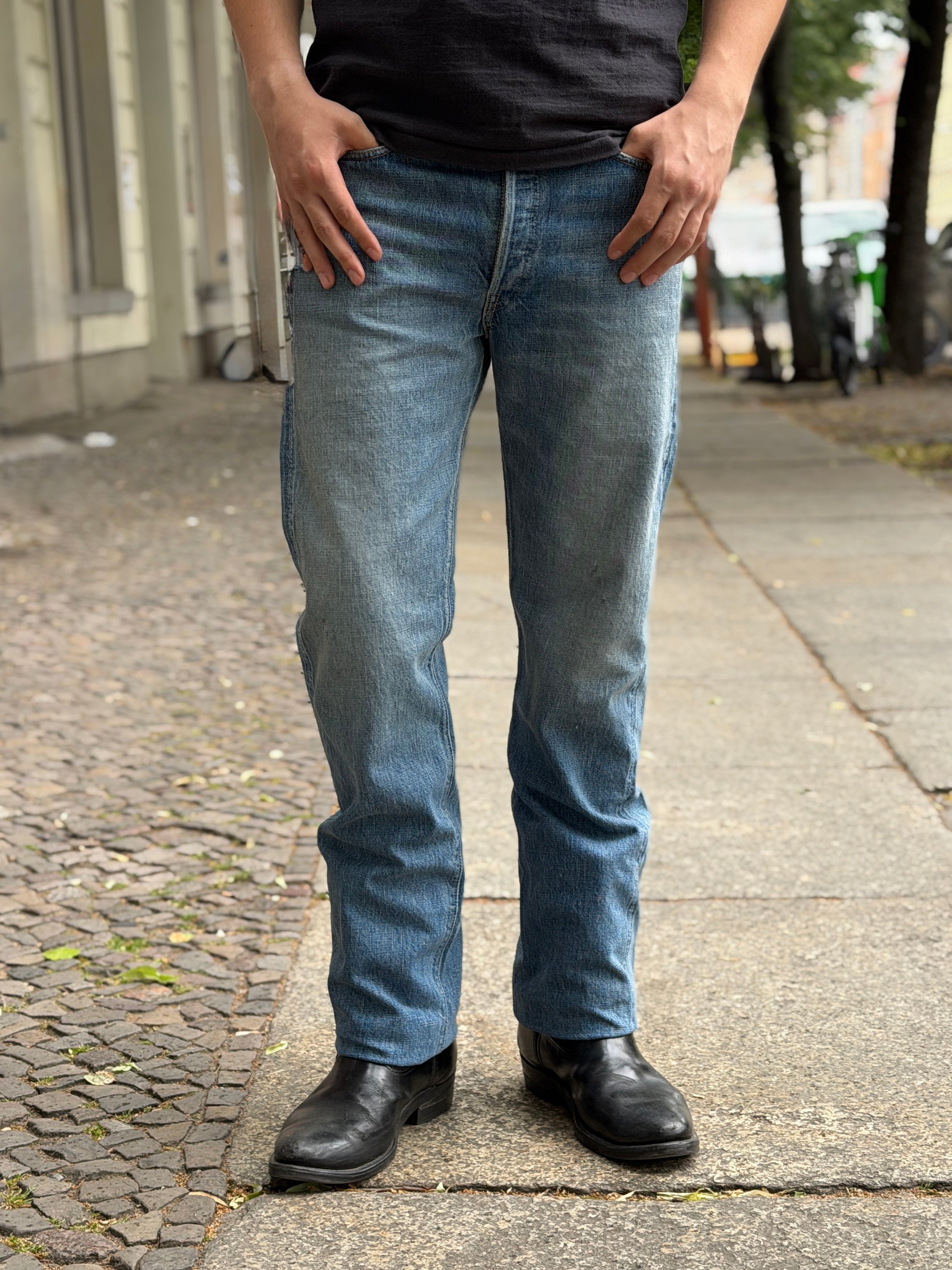 1341-1108 - Slim Straight Dartford Denim - 13.7oz Selvedge Denim
