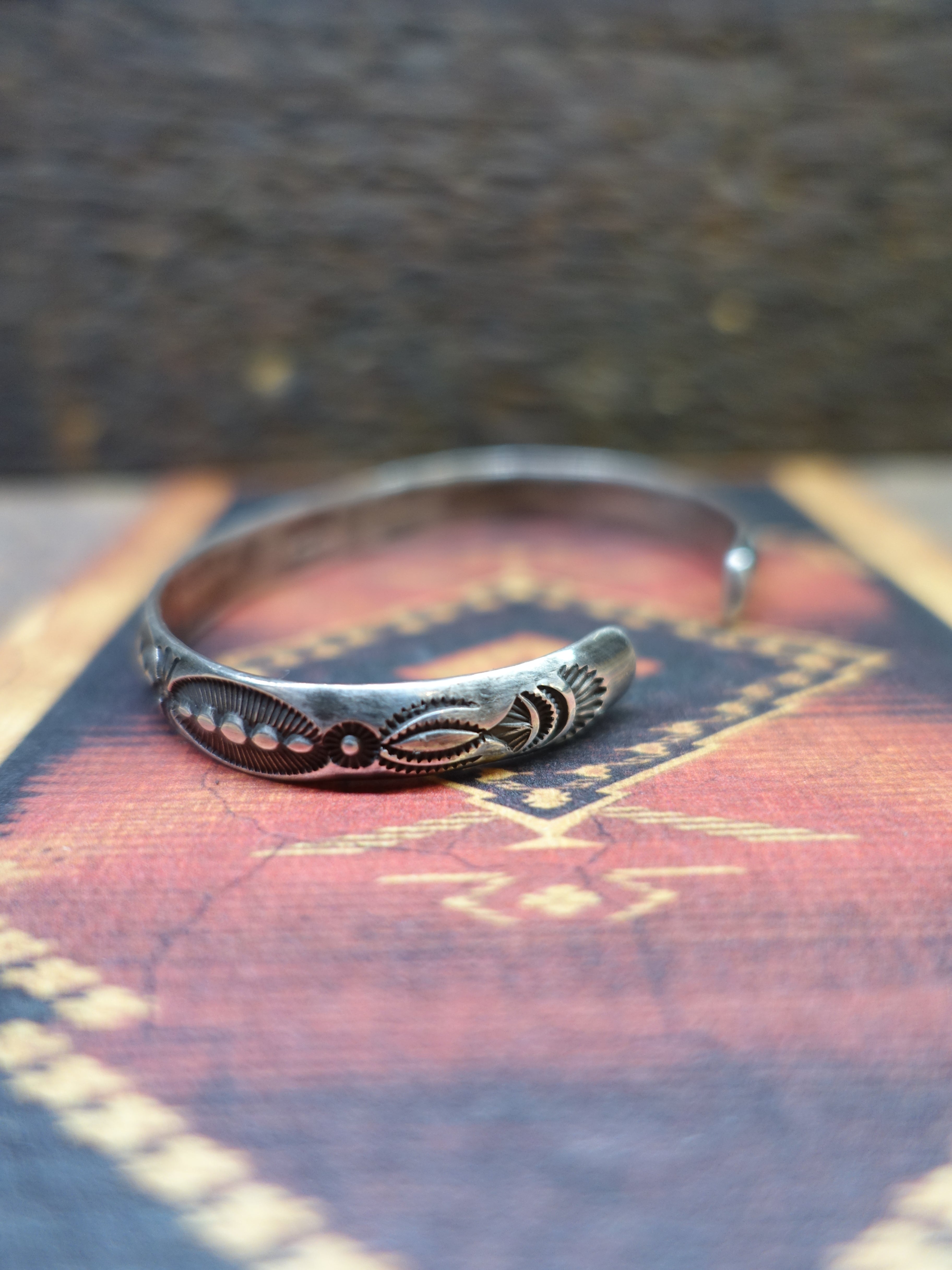 HOZHO - Plant B5 - Silver Bangle