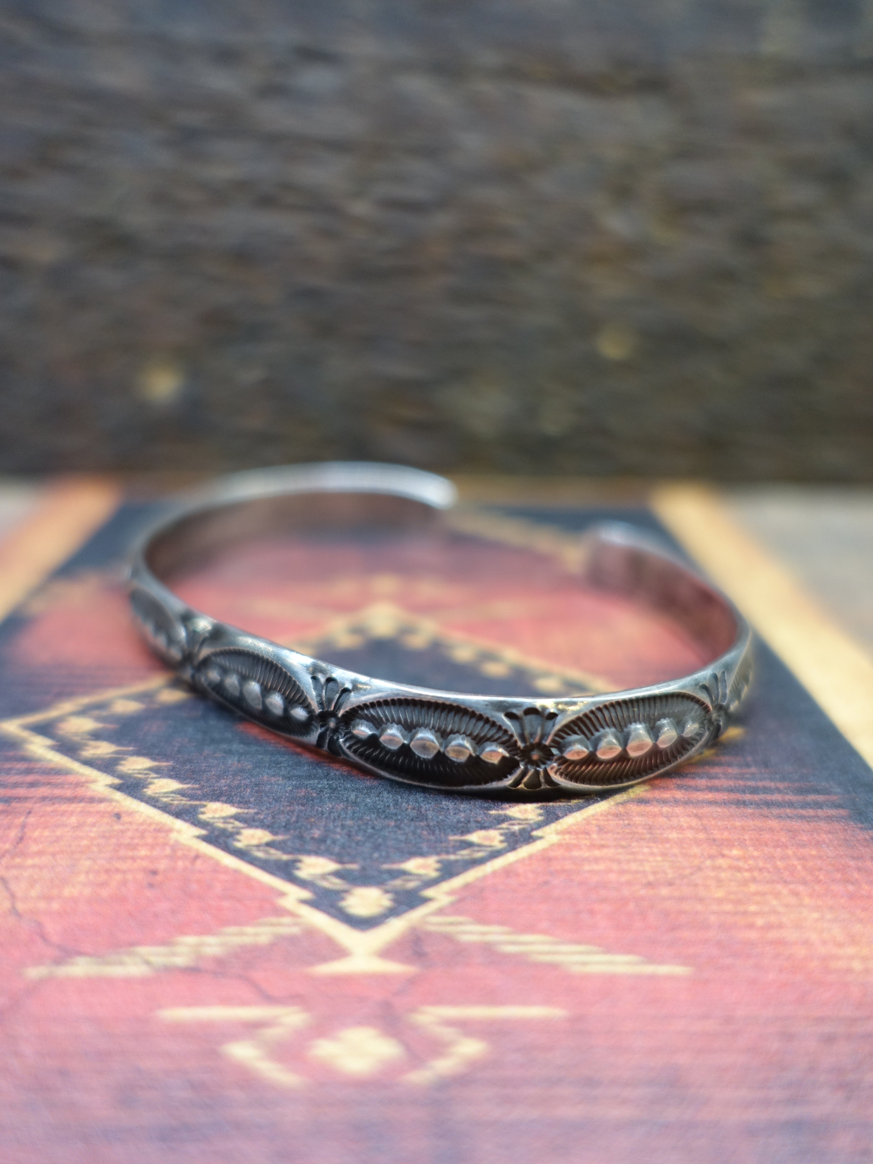 HOZHO - Plant B5 - Silver Bangle
