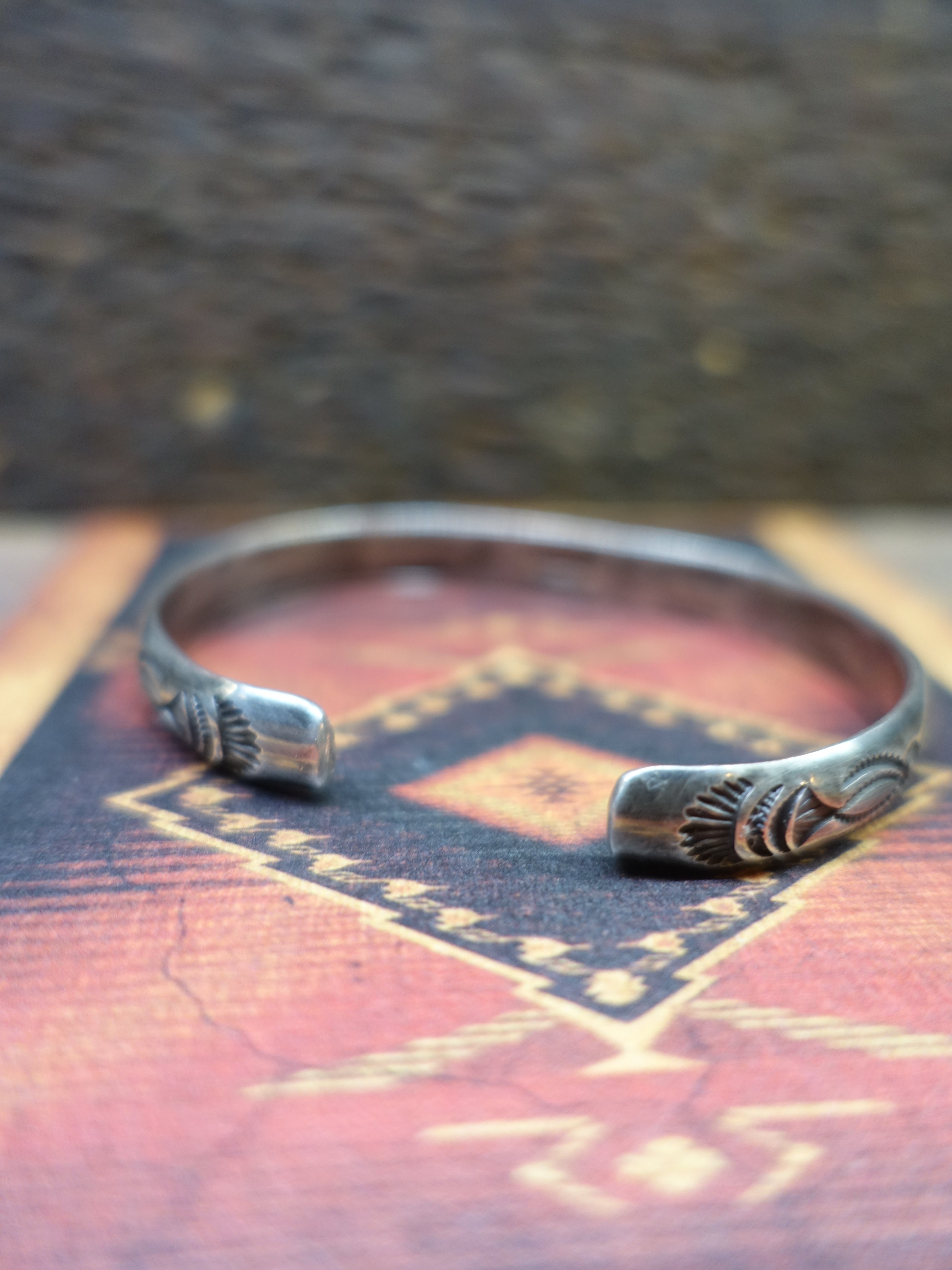HOZHO - Plant B5 - Silver Bangle