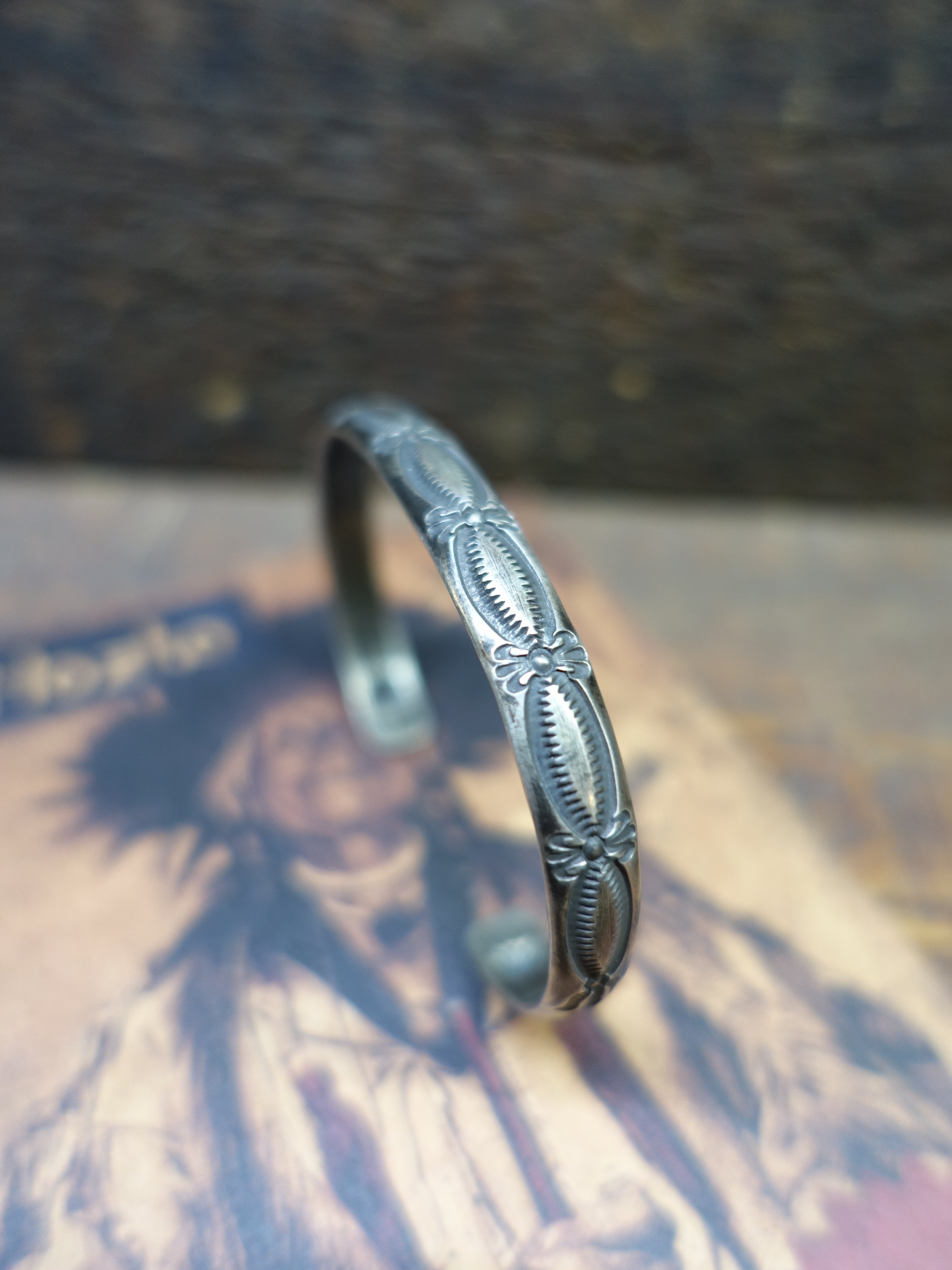 HOZHO - Plant B6 - Silver Bangle