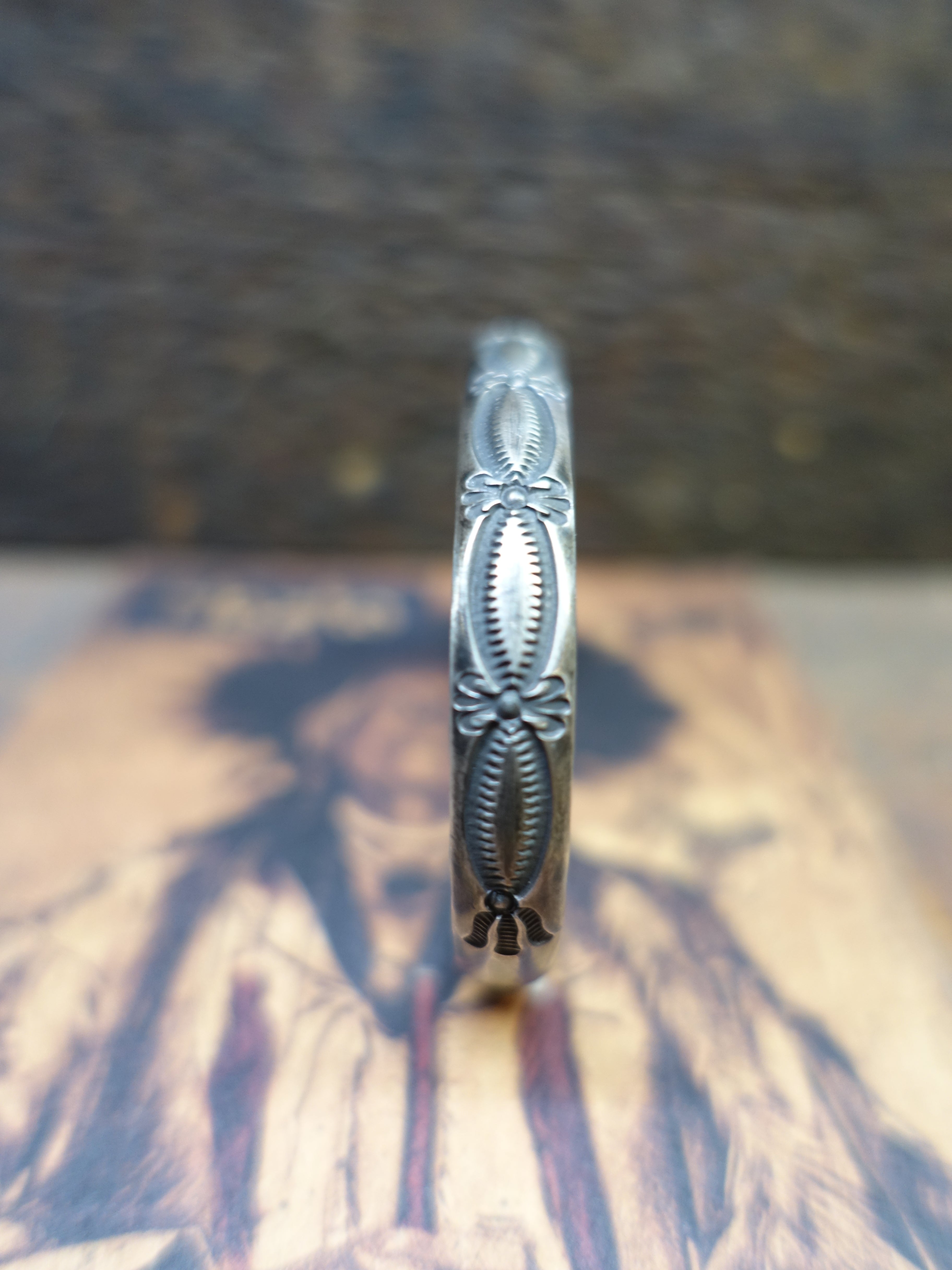 HOZHO - Plant B6 - Silver Bangle