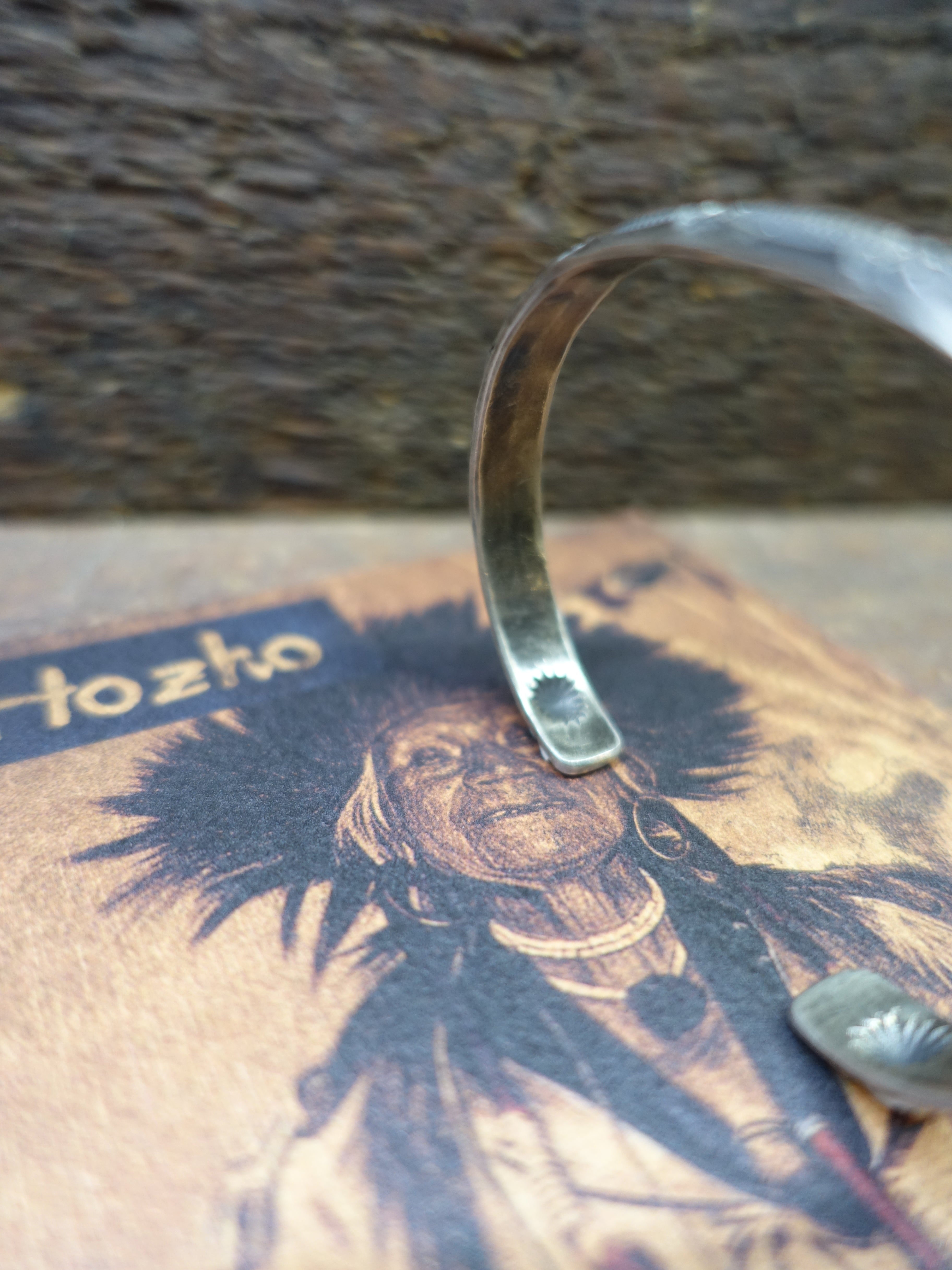 HOZHO - Plant B6 - Silver Bangle