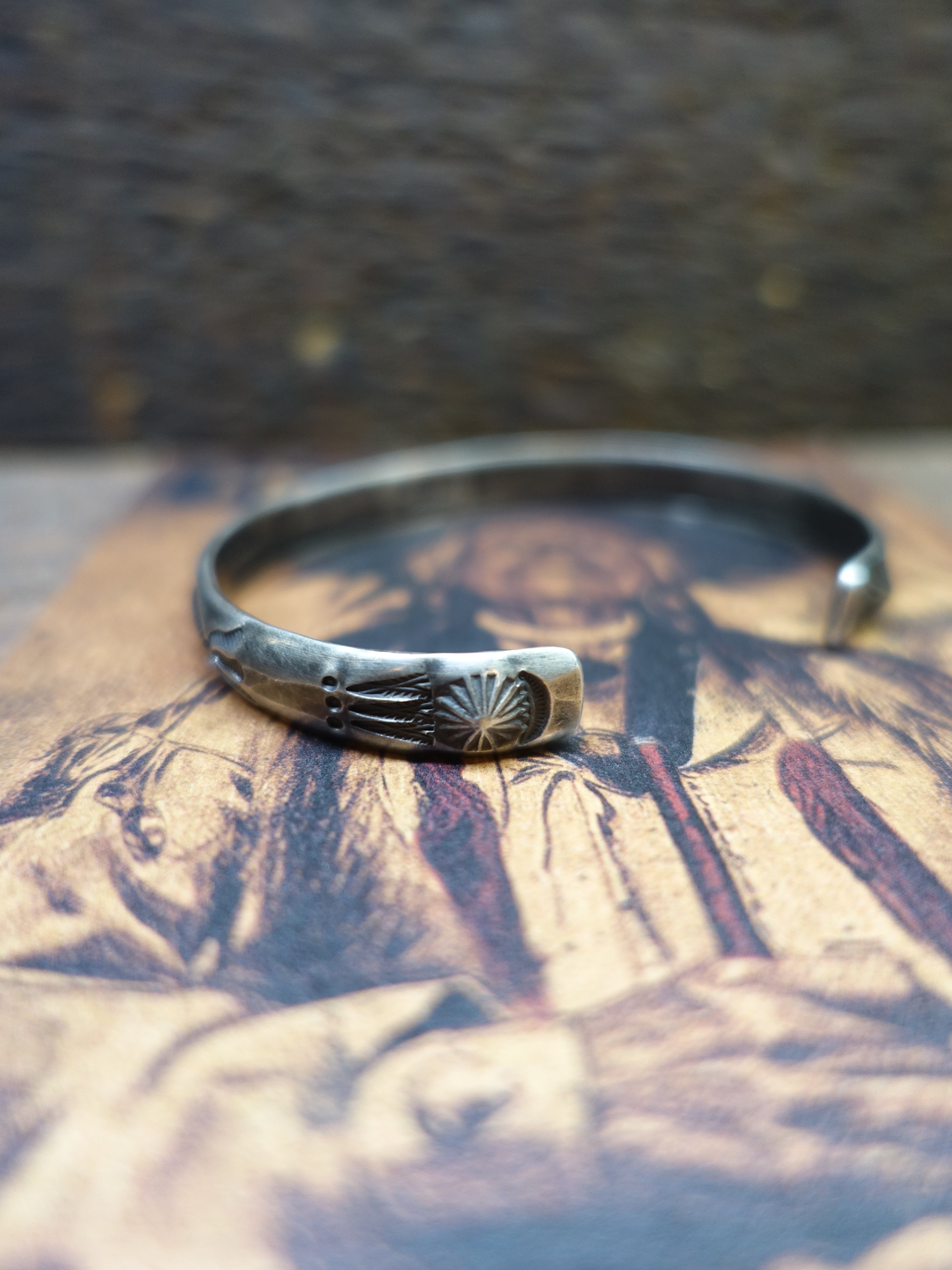 HOZHO - Plant B6 - Silver Bangle