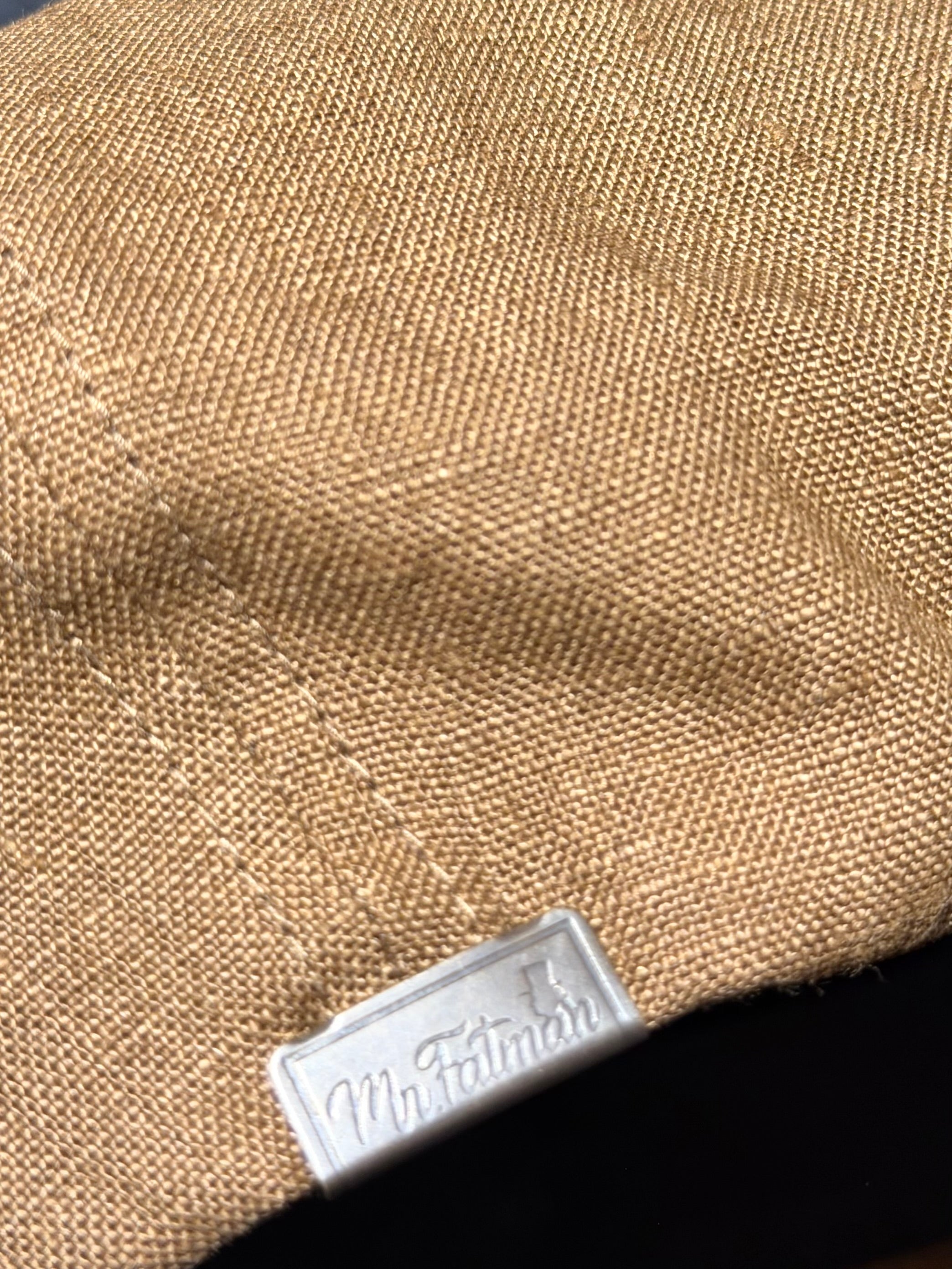 1920's Cap - Model: Lucky Dan French Linen - Brown