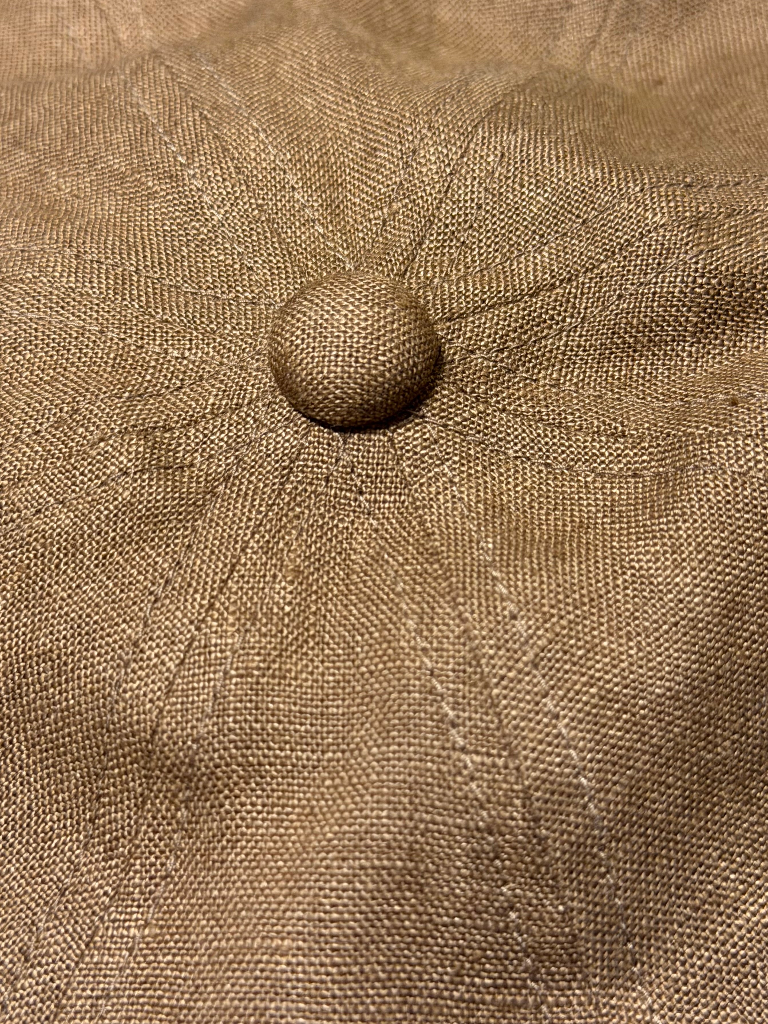 1920's Cap - Model: Lucky Dan French Linen - Brown