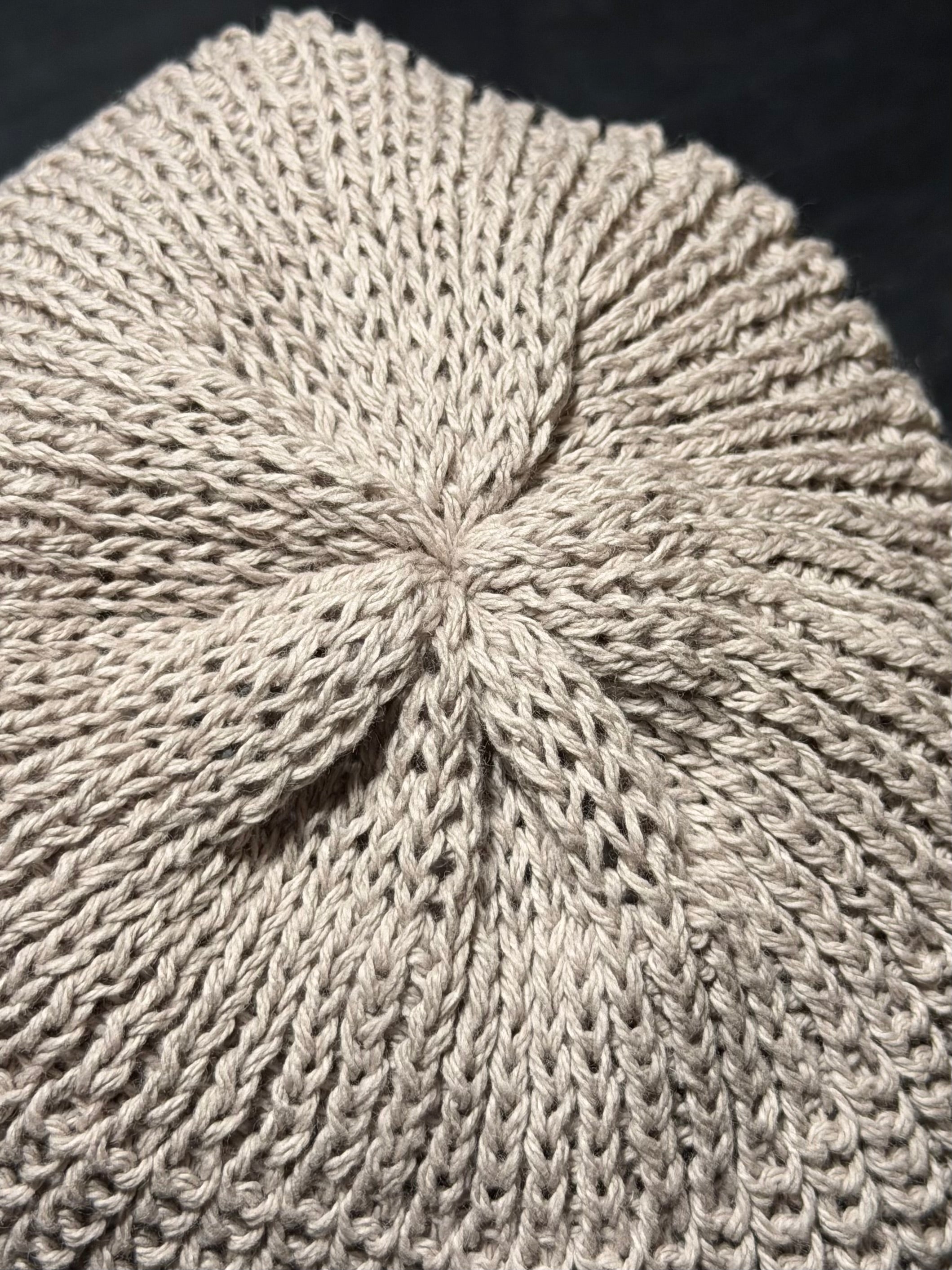 Watch Cap - 100% Cotton - Model: HUE - Ivory