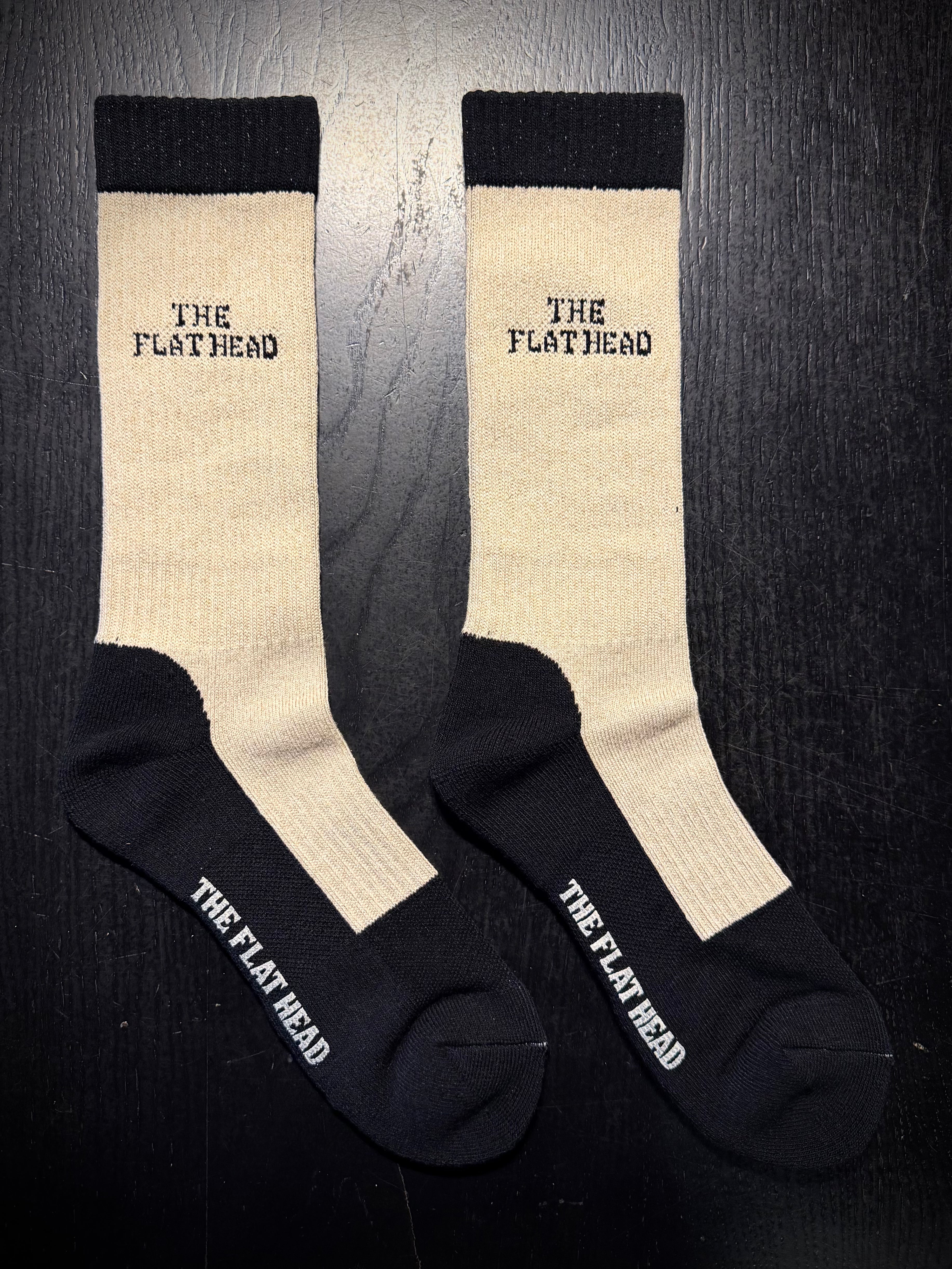 FN-SS-101 - Classic Boot Socks - Beige