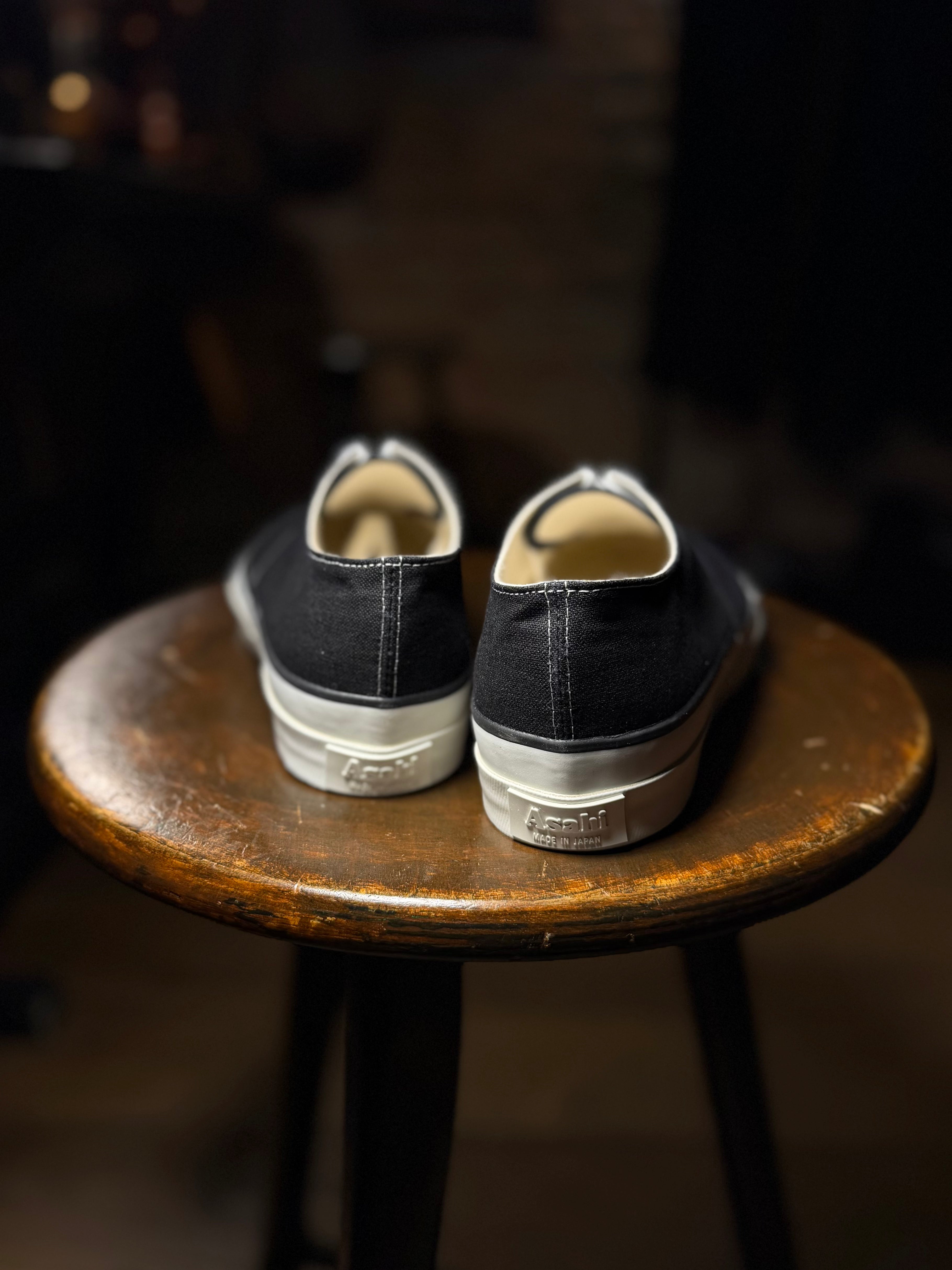041 - DECK SHOES CANVAS - M014 Black