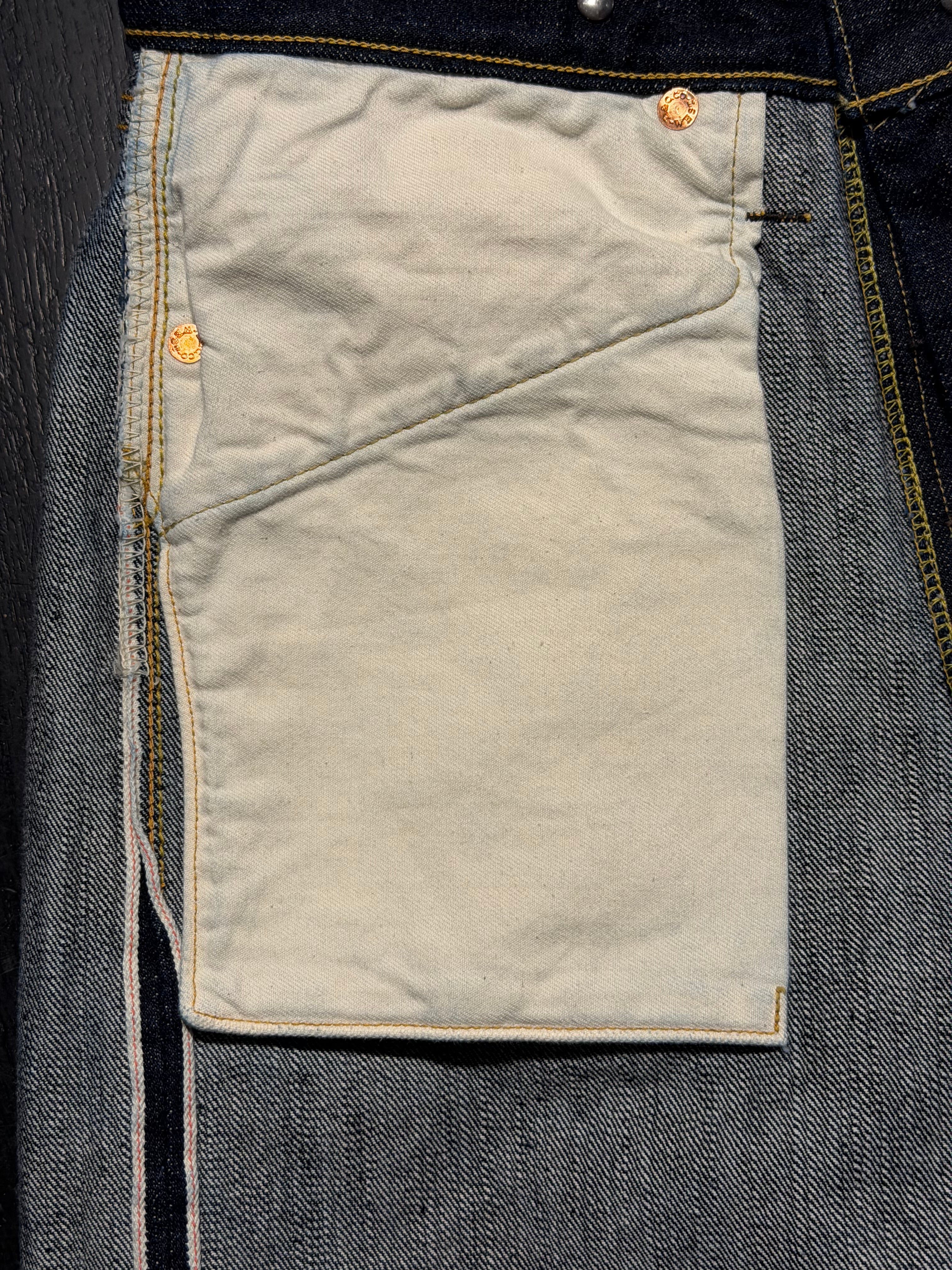 "Lot 601 XX 1941" - 5 Pocket Jeans - Earliest WWII Era Reproduction Model - Original 14oz Indigo Denim